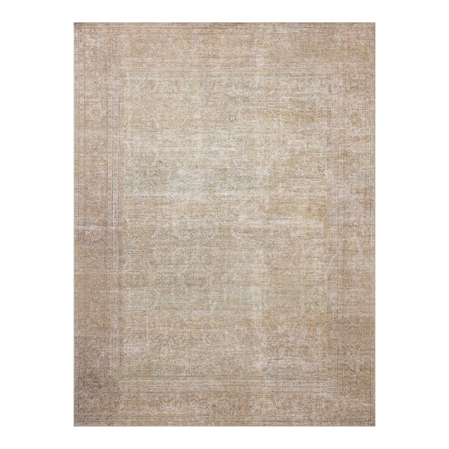 Amber Lewis x Loloi Cambria Multi / Natural 7'-6" x 9'-6" Area Rug For Sale