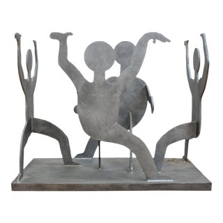 Figural Dining Table Base- Sculptural Fauvism For Sale
