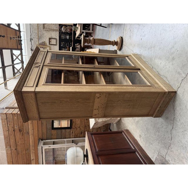 Late 19th Century Oak Display Cabinet For Sale - Image 5 of 13