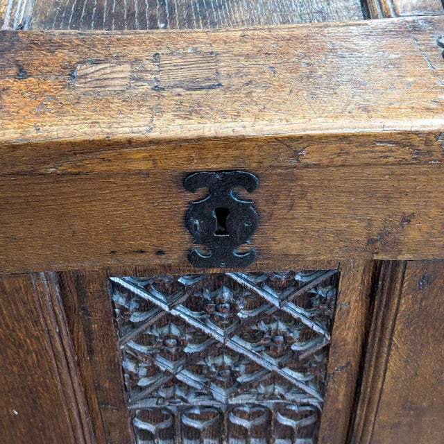 Antique Wooden Trunk For Sale - Image 10 of 10
