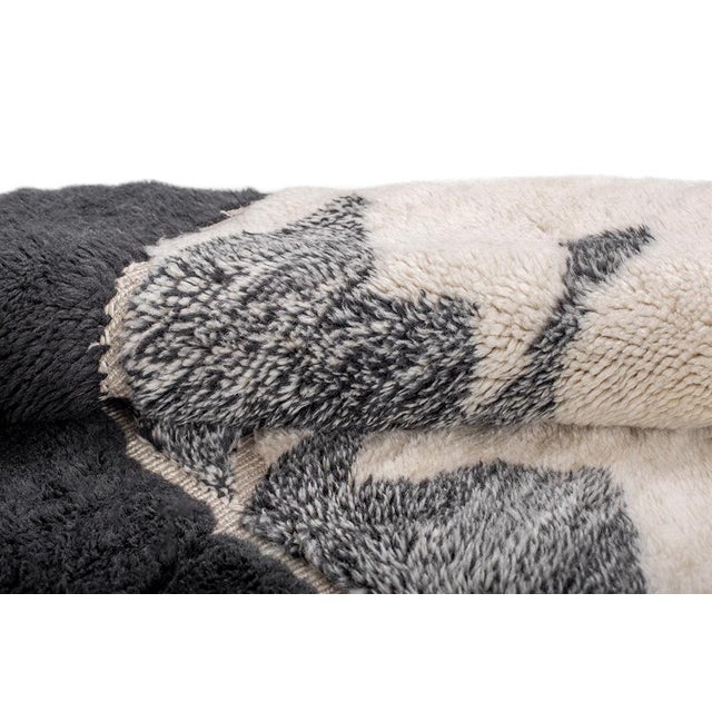 Hand-Knotted Wool Rug by Azele Studio For Sale - Image 10 of 11