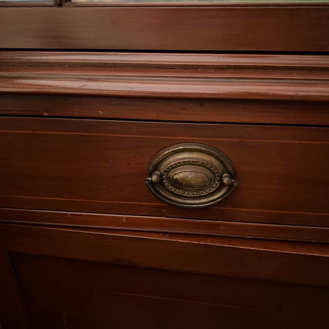 1945 Rway Furniture Co. Mahogany Georgian Revival China Cabinet for Jh Biggar Furn. Pasadena, Ca For Sale In Los Angeles - Image 6 of 7