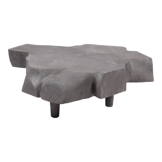 Natural Black One Slab Coffee Table 106 For Sale