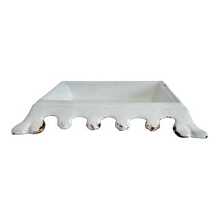 Antique French Cast Iron Crachoir or Spittoon For Sale