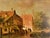 This charming litho print on board captures the essence of a quaint Dutch canal scene. The picturesque view depicts...