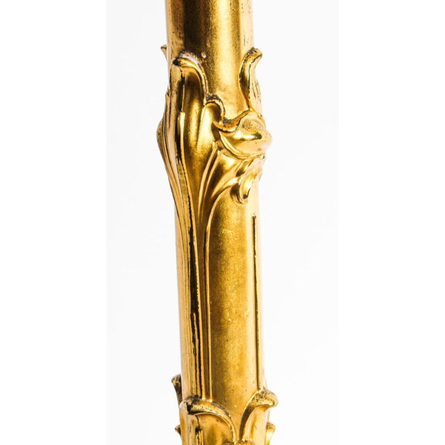 19th Century William IV Gilt Bronze Table Lamp For Sale - Image 6 of 14