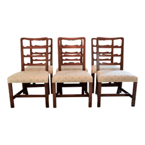 20th Century Ladder Back Chairs by Kittinger - Set 6
