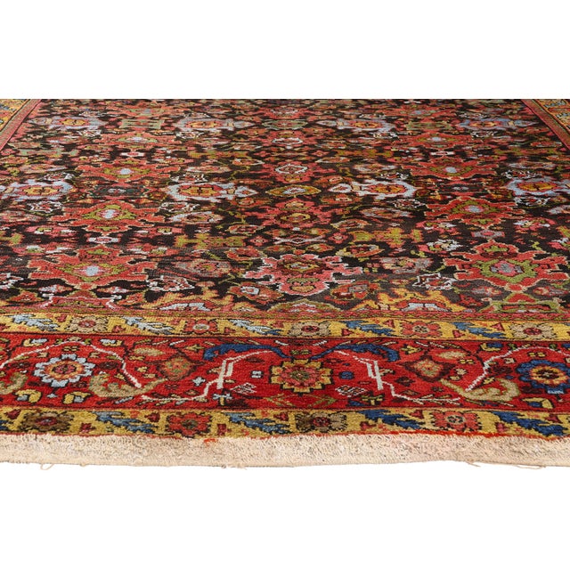 Late 19th Century Persian Sultanabad Rug, 09'03 X 11'05 For Sale - Image 4 of 10