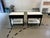 Custom Oak Espresso Nightstands With Limestone Top & Shelf – Modern Organic Bedside Tables For Sale - Image 10 of 10