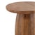 Modern tropical style warm solid mango wood side table with round top and pedestal base. Simple clean design and easily...