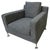 Harry Bertoia Harry Lounge Chair in Grey Woven Fabric by Antonio Citterio for B&B Italia For Sale - Image 4 of 7