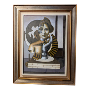 Vintage Painting by Italian Artist R. Gasperini -1975