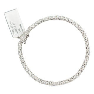 7.47 Ct Diamond Eternity Bracelet For Sale