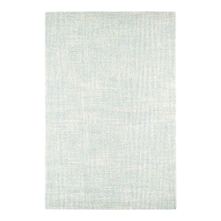 Dash & Albert by Annie Selke Crosshatch Sky Micro Hooked Wool Rug, 2' x 3' For Sale