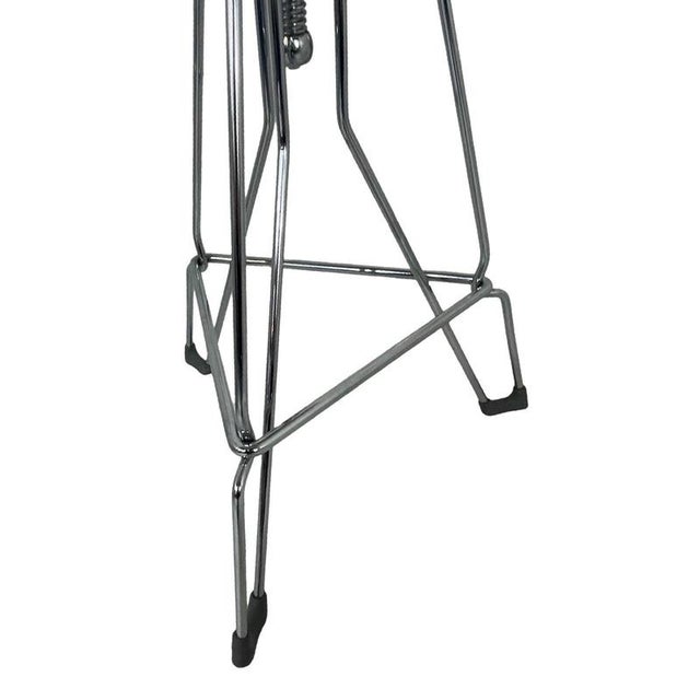 Metal Vintage Industrial Bar Stool with Tractor Seat by Yasu Sasamoto for Dulton For Sale - Image 7 of 9