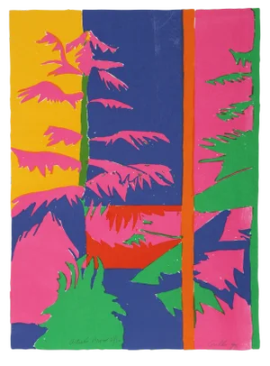 1970s John Grillo - Kaleidoscope I Serigraph