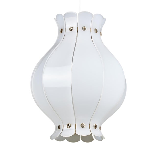 Organic Shaped Plastic Pendant For Sale