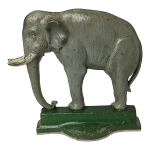 Early 20th Century Bradley & Hubbard Elephant Doorstop
