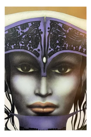 Jef Van Tuerenhout, Face of a Woman Artist's, Silkscreen Proof, 1970s