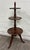 Wood Antique Victorian or George III Walnut Tripod Revolving Display Stand Dumbwaiter For Sale - Image 7 of 10