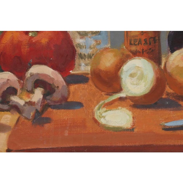 1970s 1970s Lois Foley Still Life Oil Painting For Sale - Image 5 of 10