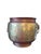 French Antique French Copper and Brass Jardiniere With Crest and Lion Head Handles For Sale - Image 3 of 12