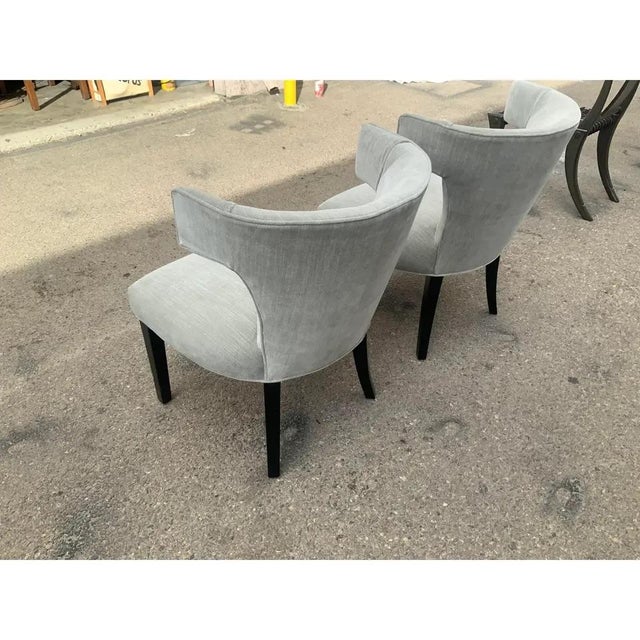 1960s Pair of Vintage Klismos Side Chairs - Pair For Sale - Image 5 of 6