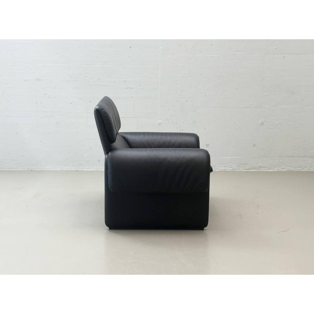 Animal Skin DS-2011 Chair in Black Leather from de Sede, Switzerland, 1980s For Sale - Image 7 of 16