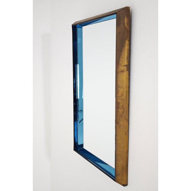 Mirror Mod 2172A in Brass and Colored Glass by Max Ingrand for Fontana Arte, 1960 For Sale - Image 13 of 18
