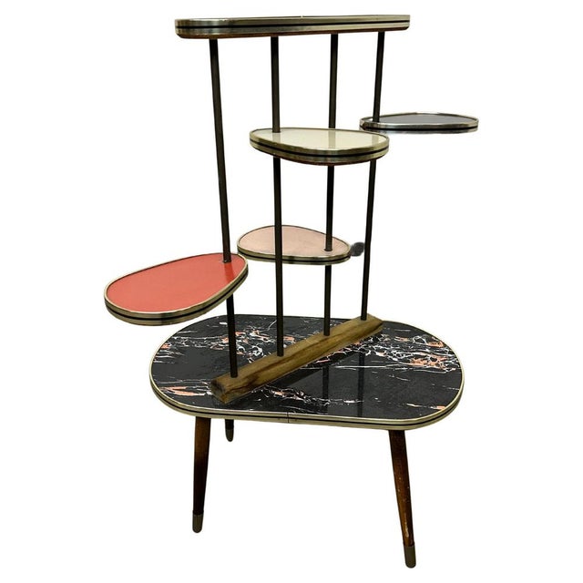 Mid-Century Modern Flower Stand, 1950s For Sale - Image 8 of 8