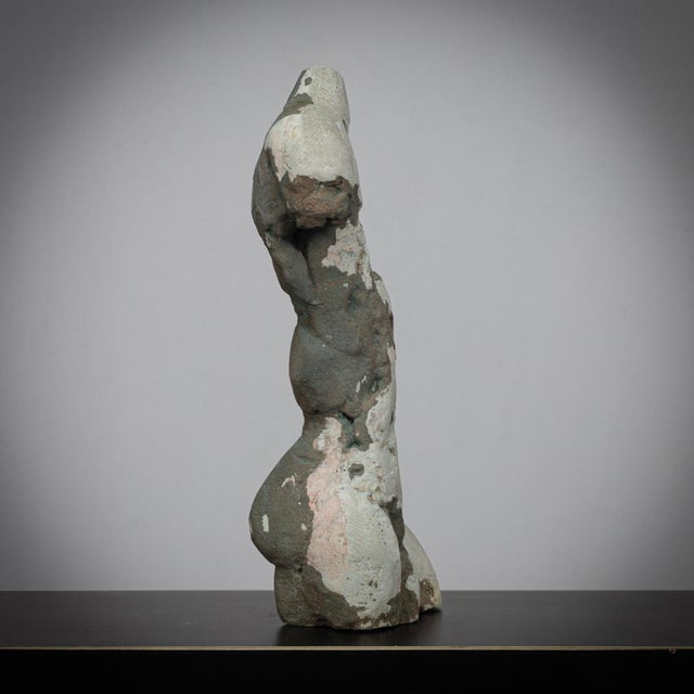 Sculpture Materials Francine Govers, Male Torso Sculptures, 1990s, Concrete, Set of 2 For Sale - Image 7 of 10