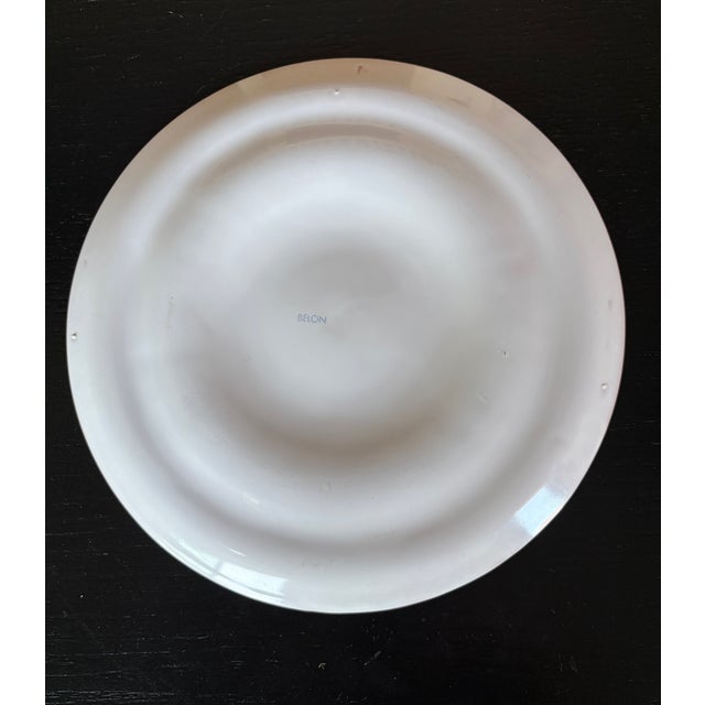 Belon Oyster Plates from Pornic Pottery MBFA, 1950s, Set of 10 For Sale - Image 11 of 12