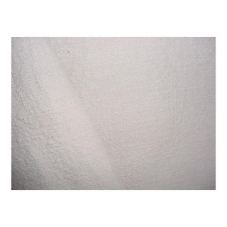 Donghia / Dominique Kieffe 17162 Grande Largeur Beige Textured Heavy Cotton Upholstery Fabric - 5-7/8 Yards by 110 inches For Sale