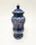 1950s Renaissance Revival Italian Blue and White Apothecary Jar, 1950s For Sale - Image 5 of 12