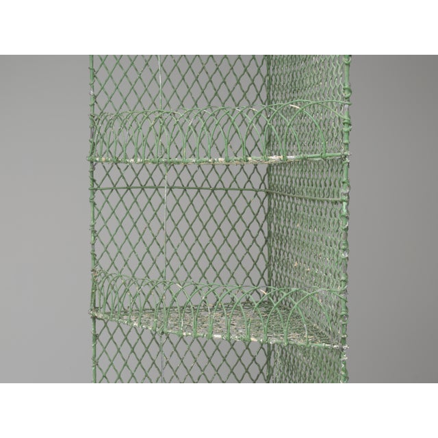 Vintage English Corner Vegetable Drying Rack - Plant Stands For Sale - Image 11 of 15