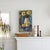 Still Life Impressionist Painting of Fruit and Flowers on Wood Crate For Sale - Image 6 of 11