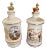 1970’s Talism Porcelain Spirit Bottles With Wildlife Design and Gilt Duck Corks - a Pair For Sale