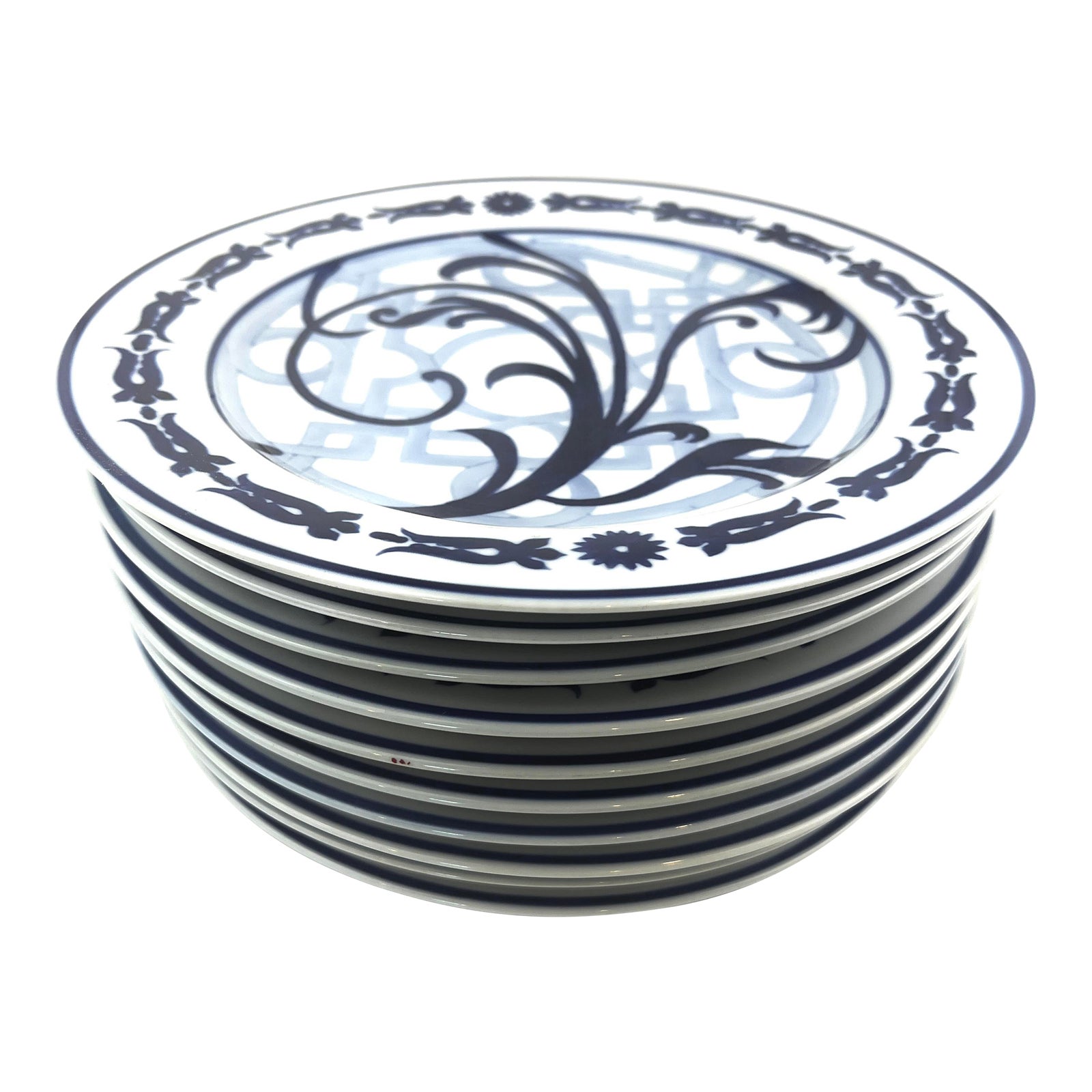 Vintage Bombay Company Windsor Pattern China Dinner Plates Set of 10