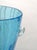 Glass 1970s Vintage Venini Style Blown Glass Light Blue White Wine Cooler Martini Ice Bucket Italy For Sale - Image 7 of 12