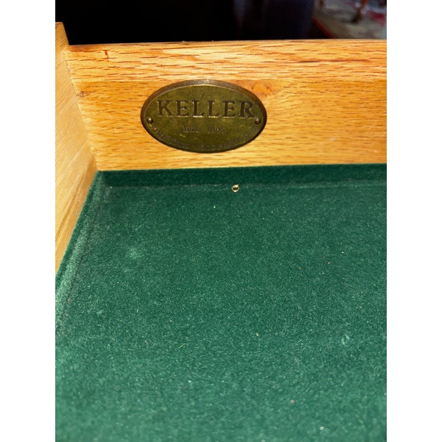 Traditional Keller Furniture Co. Solid Oak/Wood Nightstands. For Sale - Image 3 of 8