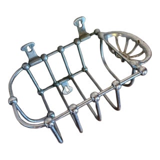 Antique Industrial Wall Mounted Soap Caddy For Sale
