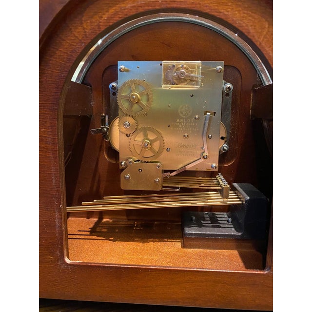 Stunning Howard Miller "Barrett" 630-200 Keywound Mantel Clock For Sale - Image 14 of 17