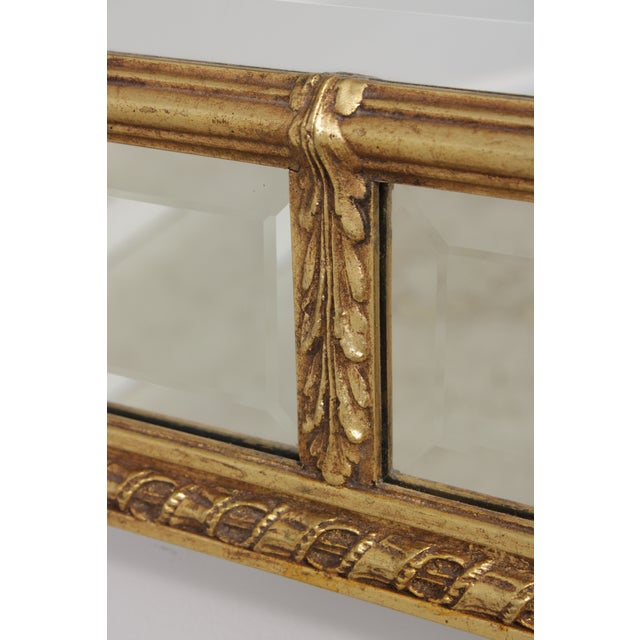 Friedman Brothers Gilt Gold Horizontal Wall Mirror For Sale - Image 14 of 17