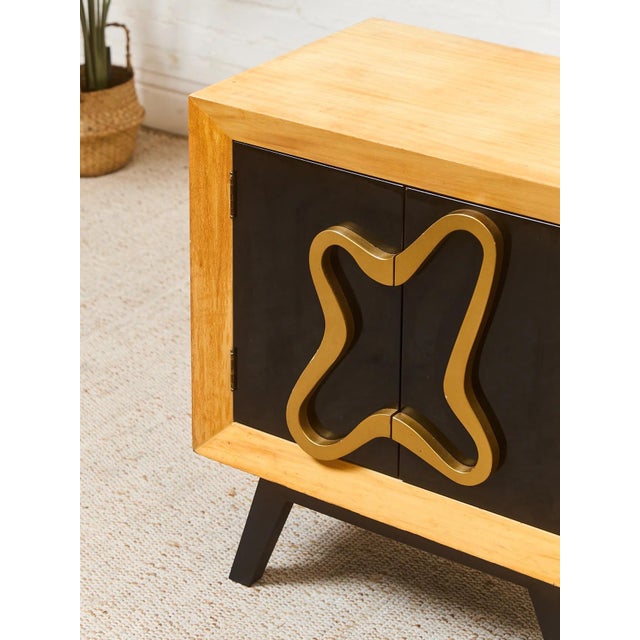 Brown Saltman Mid 20th Century Brown Saltman Paul Lazo Nightstands, Pair, Attributed For Sale - Image 4 of 12