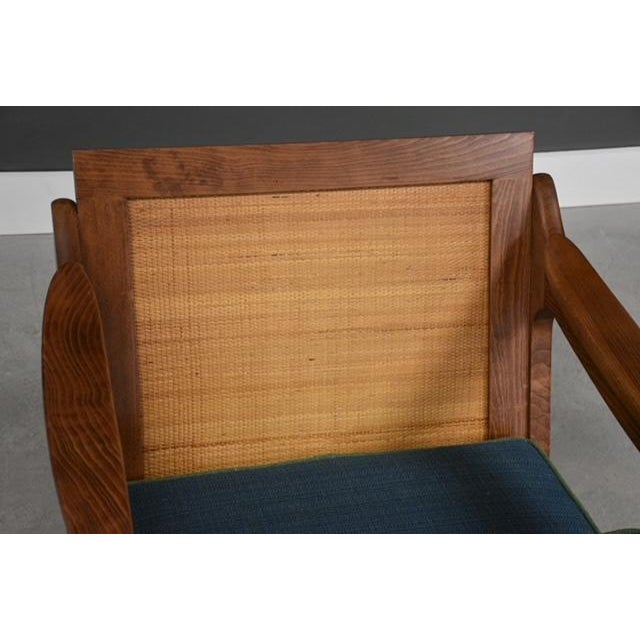 Brown 1960s Lawrence Peabody Refinished Mid Century Modern Rocking Chair For Sale - Image 8 of 9