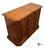 Wood Vintage American of Martinsville French Country Style Oak & Burl Wood Flip Top Server / Storage Cabinet For Sale - Image 7 of 12