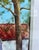 Metal 1990s Contemporary, Framed Mediterranean School Courtyard Scene, Signed Strauss For Sale - Image 7 of 9