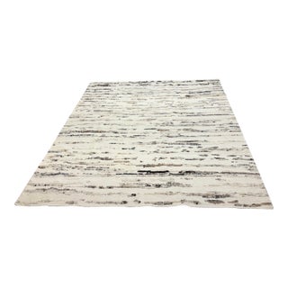 8ft X 10ft Crate & Barrel Bozeman Wool Taupe Area Rug For Sale