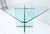 Italian Mid Century Modern 3/4" Thick Beveled Glass Single Pedestal Dining Table For Sale - Image 6 of 12
