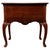 Brown Antique English Beech and Burr Walnut Inlaid Side Table, 1900s For Sale - Image 8 of 12